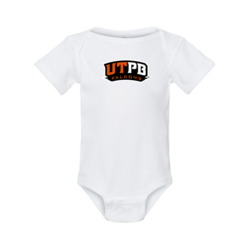 UTPB Falcons  Rabbit Skins Infant Baby Rib Bodysuit